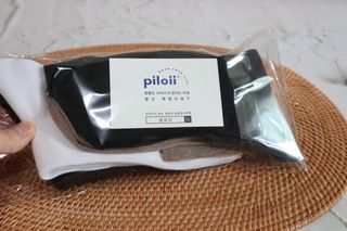 [사이즈가 있는 양말 필로이] 남/여 골지 발목 양말 4족 세트 남【S, M, L, XL】여【S, M, L】_컬러 랜덤 — 5점을 준 리뷰어가 2022년 6월 올린 사용 사진