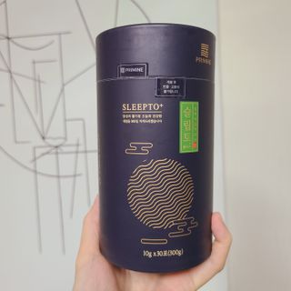 프리마인 자체 기업부설 연구소에서 찾아낸 건강한 수면의 비밀.  슬립토 플러스 30포 — 5점을 준 리뷰어가 2021년 10월 올린 사용 사진