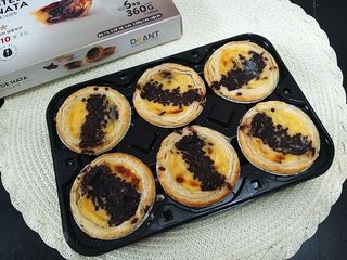 디앙뜨 포르투갈 에그타르트 오리지널 맛+패션후르츠+초콜릿타르트 맛 중 택1 — 5점을 준 리뷰어가 2021년 8월 올린 사용 사진
