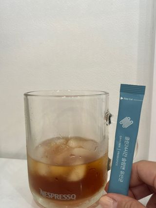 클린24시간 슬림앤유산균 1박스 (3.5g X 15포) — 5점을 준 리뷰어가 2022년 8월 올린 사용 사진