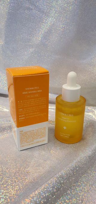 체르엠 스템앤셀 비타민 브라이트닝 에센스 30ml 1개 — 5점을 준 리뷰어가 2021년 8월 올린 사용 사진