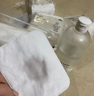 디어엘로디 프리미엄 유기농 베이비 솜티슈 40매 3 + 1 PACK — 5점을 준 리뷰어가 2021년 3월 올린 사용 사진