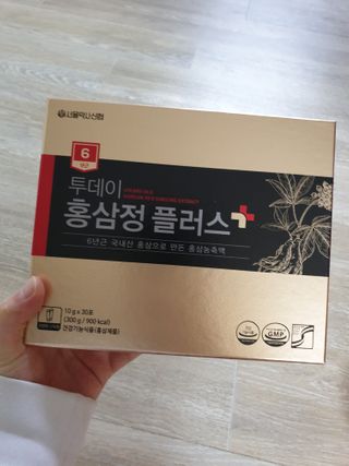 서울약사신협_투데이홍삼정플러스스틱_10g x 30포 — 5점을 준 리뷰어가 2021년 1월 올린 사용 사진