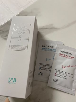 LAB FOR YOU 멀티엑스클렌징폼 — 4.5점을 준 리뷰어가 2022년 8월 올린 사용 사진