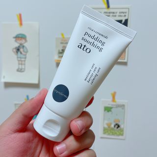 냉장고에 넣어요, 붉은 트러블 피부 다음날 진정되요 [버진팜스 푸딩수딩아토] — 5점을 준 리뷰어가 2021년 9월 올린 사용 사진