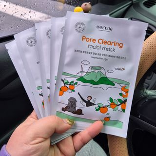세뚜아(Cettua) [세뚜아] 포어 클리어링 마스크 Cettua Pore Clearing facial mask 5매 — 5점을 준 리뷰어가 2024년 4월 올린 사용 사진