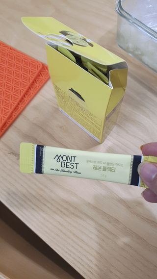 몽베스트 위드더 블랜딩 하우스 _레몬 블랙티 — 5점을 준 리뷰어가 2023년 1월 올린 사용 사진