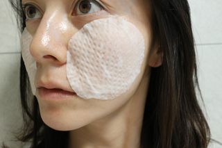 웰더마 프리미엄 콜라겐 하이드로 토너 패드 60매/1개 — 4.5점을 준 리뷰어가 2025년 7월 올린 사용 사진