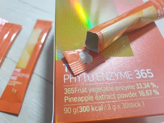 [닥터루템]맛있는 파인애플맛 과채효소 THE파이토엔자임365 1box (30포) — 4점을 준 리뷰어가 2022년 9월 올린 사용 사진