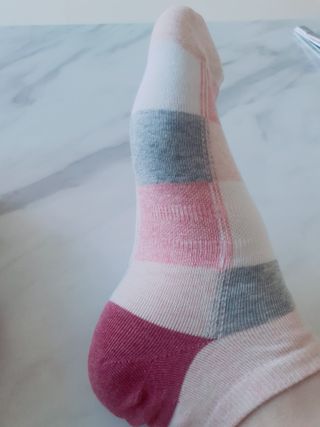 [사이즈가 있는 양말 필로이] 여자 스니커즈 발목 양말 5족 세트【 S, M, L, 】3가지 사이즈 — 5점을 준 리뷰어가 2022년 7월 올린 사용 사진