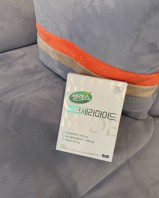 셀렉스스포츠 셀렉스 밀크세라마이드 저분자피쉬콜라겐 28포 X 1박스 — 4.5점을 준 리뷰어가 2021년 6월 올린 사용 사진