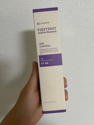 리더스코스메틱 리더스 퍼스트 샷 액티브 에센스 에이지 컨트롤 — 5점을 준 리뷰어가 2021년 11월 올린 사용 사진