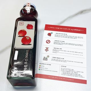 [바이윙클] 페르시아 유기농 석류 착즙주스 750ml 2병 + 선물박스 세트 — 5점을 준 리뷰어가 2022년 3월 올린 사용 사진