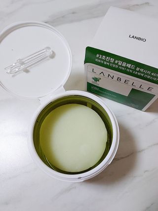 랑벨 랑바이오 블랙 시카 퀵 패드 100매 (3초 쿨링/3분 흡수, 블랙비 프로폴리스/시카 4종 함유, 대용량) — 4.5점을 준 리뷰어가 2022년 7월 올린 사용 사진