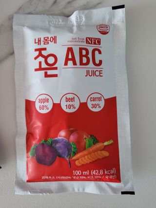 농업회사법인조은 내 몸에 조은 ABC 주스 — 5점을 준 리뷰어가 2021년 10월 올린 사용 사진