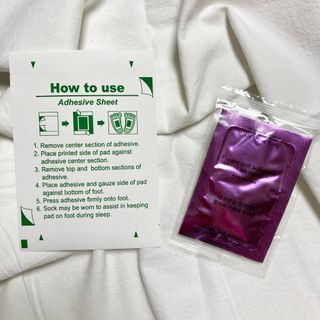 [레제르] 아로마 수액패치 발패치 30매입 -라벤더향/유칼립투스향/대나무향 — 5점을 준 리뷰어가 2022년 11월 올린 사용 사진