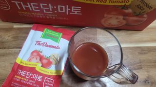 제이제이바이오 더단마토 프리미엄주스 100ml 30팩입 - 무설탕 스테비아 토마토즙 — 5점을 준 리뷰어가 2021년 11월 올린 사용 사진