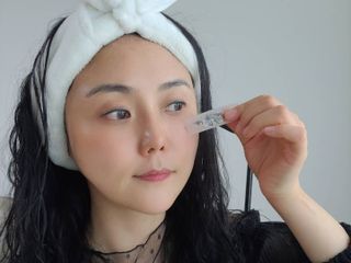 유니베르소 산소앰플 7일 집중케어 앰플 — 5점을 준 리뷰어가 2021년 4월 올린 사용 사진