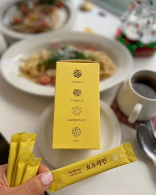 목 넘김이 편한 곡물발효효소 웰테므 효소라인 — 5점을 준 리뷰어가 2023년 11월 올린 사용 사진