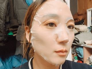 세뚜아(Cettua) 나우[세뚜아] 포어 클리어링 마스크 Cettua Pore Clearing facial mask 4매 — 5점을 준 리뷰어가 2024년 2월 올린 사용 사진