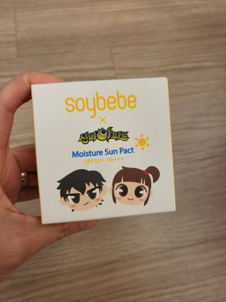 소이베베X신비아파트 모이스쳐 선팩트 SPF50+ PA+++ — 5점을 준 리뷰어가 2023년 4월 올린 사용 사진