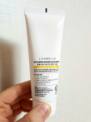 랑벨 비타 에너지 잡티 크림 75ml (피부 속 기미완화크림) — 5점을 준 리뷰어가 2022년 5월 올린 사용 사진