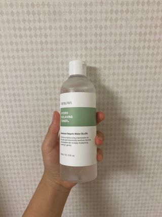 나나스킨 하이드로릴렉싱토너 — 5점을 준 리뷰어가 2021년 8월 올린 사용 사진