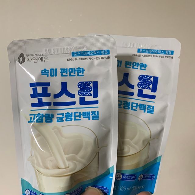 자연에온 마시는 프로틴 고함량 균형단백질 음료 포스틴 125ml 10개입 1BOX 리뷰 사진
