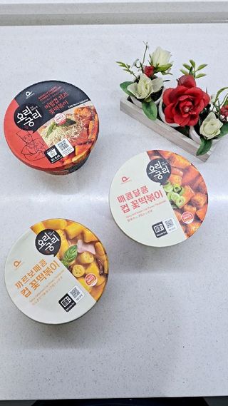 프리 [요리궁리] 타입 B (매콤,치즈,매콤까르보) 꽃떡볶이 6개입 세트 — 5점을 준 리뷰어가 2024년 12월 올린 사용 사진