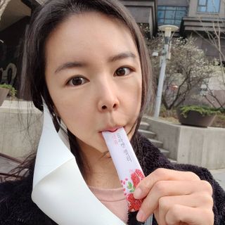 함초록 Rg+ 석류콜라겐젤리 — 5점을 준 리뷰어가 2021년 3월 올린 사용 사진