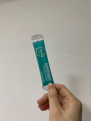 [유산균] 오마이락 장편한습관 프로바이오틱스 30P — 5점을 준 리뷰어가 2022년 11월 올린 사용 사진
