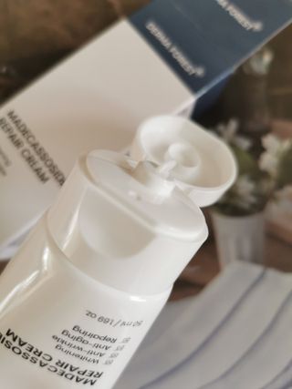 더마포레스트 마데카소사이드 리페어 크림 / 캐비아추출물 병풀추출물 시카케어 미백 주름개선 — 4.5점을 준 리뷰어가 2021년 7월 올린 사용 사진
