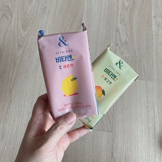 비타앤C 레몬맛, 망고맛 — 5점을 준 리뷰어가 2021년 6월 올린 사용 사진