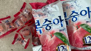 청포도캔디 복숭아캔디 — 5점을 준 리뷰어가 2022년 11월 올린 사용 사진