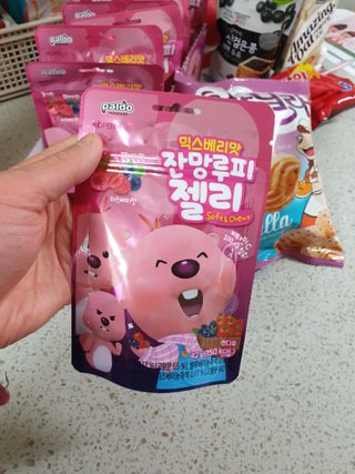 [팔도] 잔망루피젤리 믹스베리맛 42g 8개 — 5점을 준 리뷰어가 2022년 1월 올린 사용 사진