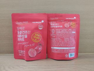 레드닥터 완숙토마토 + 통째로 동결건조한 대추방울토마토 — 5점을 준 리뷰어가 2022년 12월 올린 사용 사진