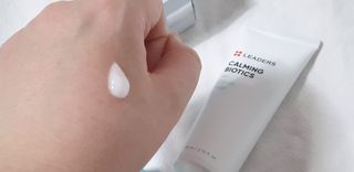 리더스코스메틱 리더스 카밍 바이오틱스 크림 마스크 — 5점을 준 리뷰어가 2021년 3월 올린 사용 사진