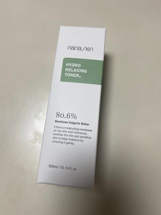 나나스킨 하이드로릴렉싱토너 — 5점을 준 리뷰어가 2021년 10월 올린 사용 사진
