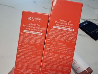 아이앤립 / EYENLIP 아이앤립 연어오일 리바이탈라이징 토너+앰플+크림 3종 세트 — 5점을 준 리뷰어가 2021년 6월 올린 사용 사진