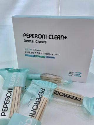 페페로니 클린플러스 덴탈오리껌 10g x 14p — 1점을 준 리뷰어가 2021년 7월 올린 사용 사진