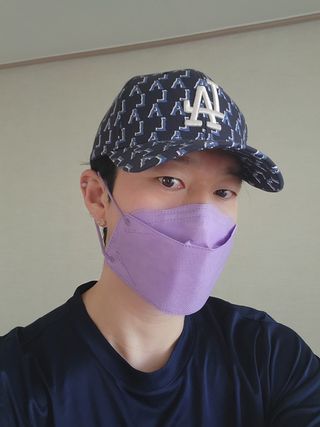 건강누리인터내셔날 (마스크 특집) 7DAYS 컬러마스크 (컬러7매)+ KMC 프리미엄 덴탈마스크(50매) — 4.5점을 준 리뷰어가 2022년 7월 올린 사용 사진
