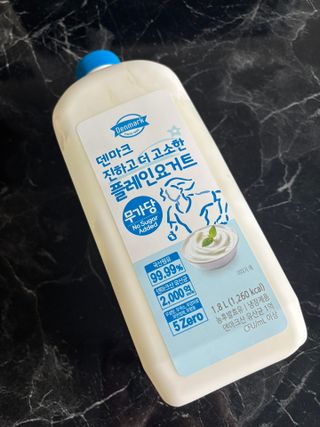 프리_[덴마크] 진하고 더 고소한 플레인 요거트 1.8L — 4점을 준 리뷰어가 2025년 5월 올린 사용 사진