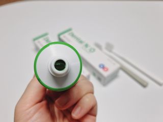 프리마인 유해균 뿐만 아니라 유익균까지 씻어내는 치약은 그만, 건강한 구강환경을 만드는 덴탈엔오 — 5점을 준 리뷰어가 2023년 3월 올린 사용 사진