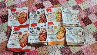 굽네몰 [굽네] 소스가 맛있는 닭가슴살 슬라이스 4종 — 5점을 준 리뷰어가 2021년 4월 올린 사용 사진