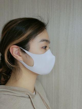 [에이블밤부] 리퓨어 쿠퍼 마스크 10color — 5점을 준 리뷰어가 2021년 1월 올린 사용 사진