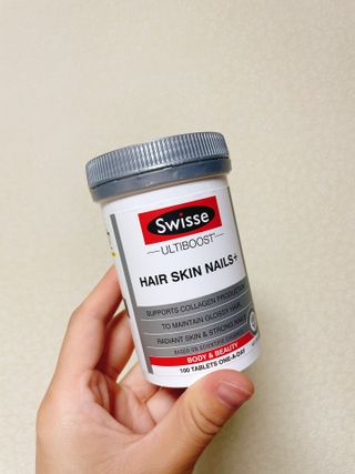 Swisse 스위스 헤어스킨네일 100정 — 5점을 준 리뷰어가 2021년 9월 올린 사용 사진