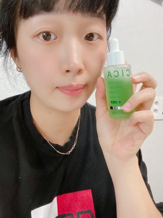 코드네이처 비아미 시카 더블 앰플 과 마스크[5장] — 5점을 준 리뷰어가 2021년 9월 올린 사용 사진