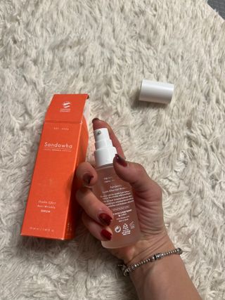 산다화 더블 이펙트 안티 링클 세럼 50ml — 5점을 준 리뷰어가 2023년 1월 올린 사용 사진