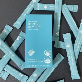 클린24시간 슬림앤유산균 1박스 (3.5g X 15포) — 5점을 준 리뷰어가 2022년 10월 올린 사용 사진
