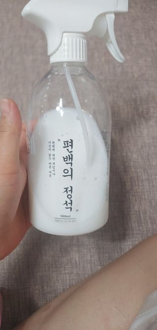 편백의정석 편백의 정석, 피톤치드스프레이 살균 천연 탈취제 집먼지 진드기 이불 침대 매트리스 새집중후군 천연 살균제 — 4점을 준 리뷰어가 2021년 6월 올린 사용 사진
